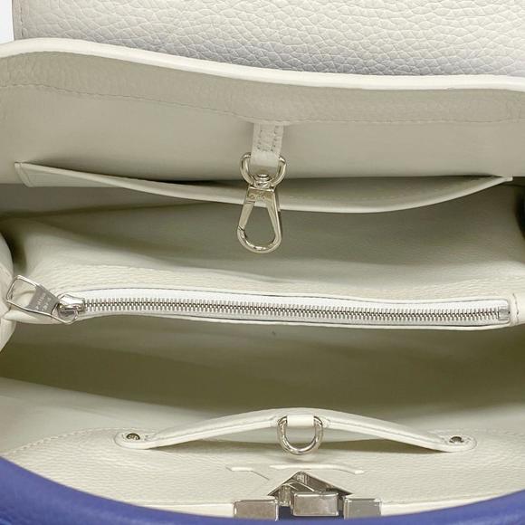 LOUIS VUITTON Handbag Capucines MM Light Blue Ladies - Picture 4 of 10